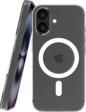 NEKIT Bare Apple iPhone 16 Hoesje 1.2MM Thin Case MagSafe Transparant