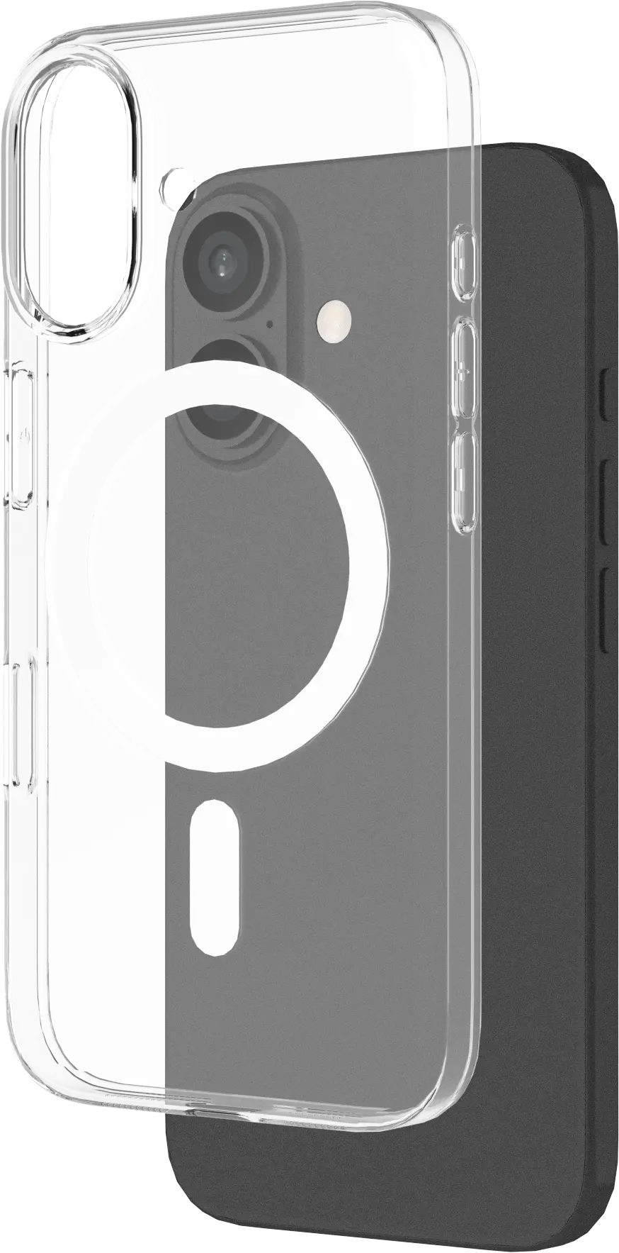 NEKIT Bare Apple iPhone 16 Hoesje 1.2MM Thin Case MagSafe Transparant afbeelding 9