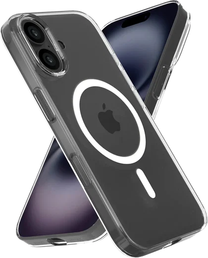 NEKIT Bare Apple iPhone 16 Hoesje 1.2MM Thin Case MagSafe Transparant afbeelding 7