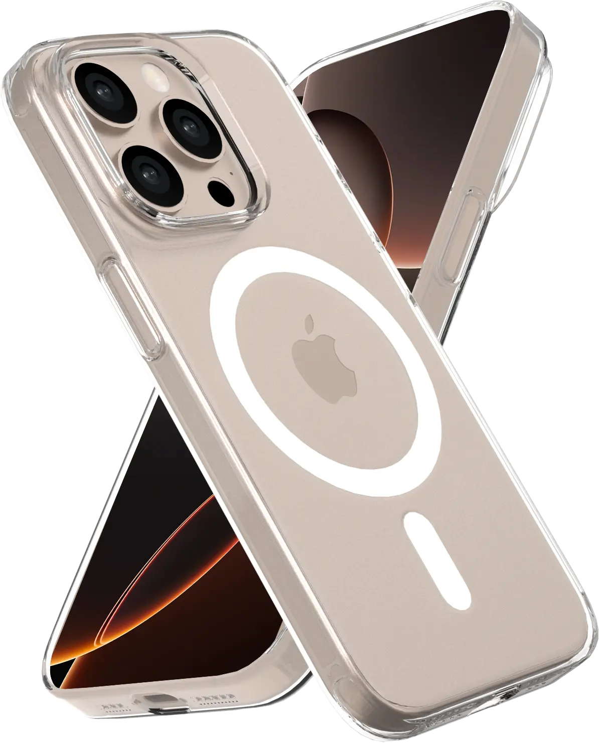 NEKIT Bare Apple iPhone 16 Pro Hoesje 1.2MM Thin Case MagSafe Transparant afbeelding 7