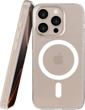 NEKIT Bare Apple iPhone 16 Pro Hoesje 1.2MM Thin Case MagSafe Transparant