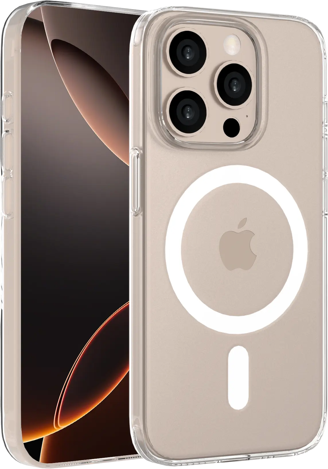 NEKIT Bare Apple iPhone 16 Pro Hoesje 1.2MM Thin Case MagSafe Transparant afbeelding 8