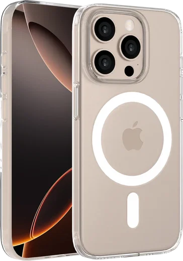 NEKIT Bare Apple iPhone 16 Pro Hoesje 1.2MM Thin Case MagSafe Transparant afbeelding 8