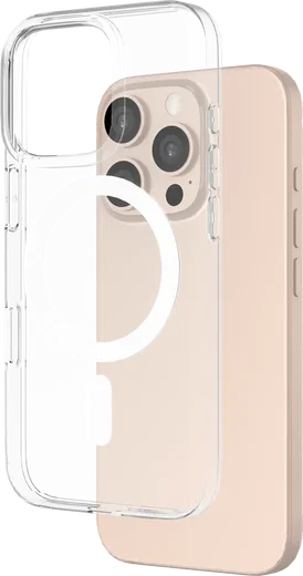 NEKIT Bare Apple iPhone 16 Pro Hoesje 1.2MM Thin Case MagSafe Transparant afbeelding 9
