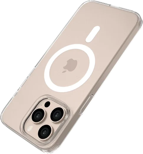 NEKIT Bare Apple iPhone 16 Pro Max Hoesje 1.2MM Thin Case MagSafe Transparant afbeelding 13