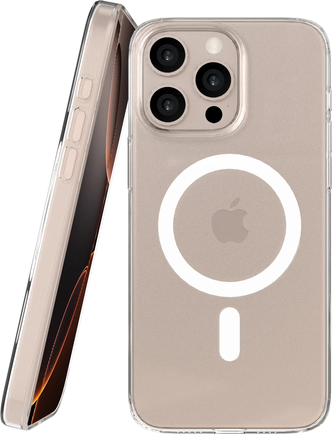 NEKIT Bare Apple iPhone 16 Pro Max Hoesje 1.2MM Thin Case MagSafe Transparant afbeelding 1