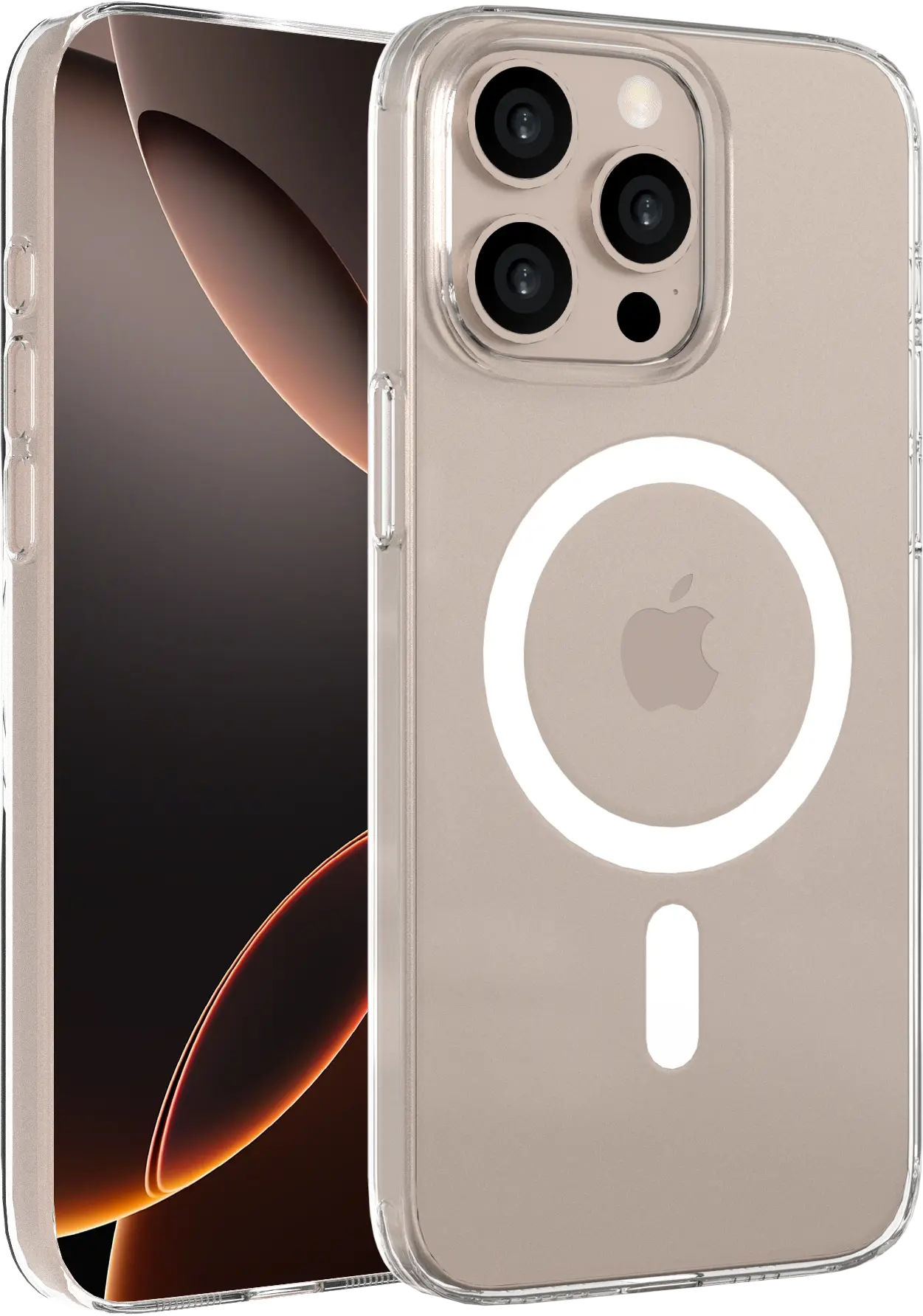 NEKIT Bare Apple iPhone 16 Pro Max Hoesje 1.2MM Thin Case MagSafe Transparant afbeelding 8