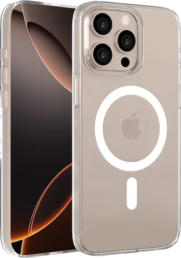 NEKIT Bare Apple iPhone 16 Pro Max Hoesje 1.2MM Thin Case MagSafe Transparant afbeelding 8