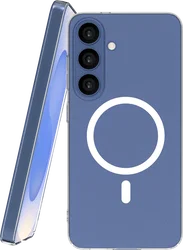 NEKIT Bare Samsung Galaxy S25 Plus Hoesje 1.2MM Thin Case MagSafe Transparant afbeelding