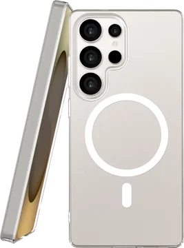 NEKIT Bare Samsung Galaxy S25 Ultra Hoesje 1.2MM Thin Case MagSafe Transparant