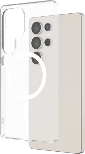 NEKIT Bare Samsung Galaxy S25 Ultra Hoesje 1.2MM Thin Case MagSafe Transparant afbeelding 9