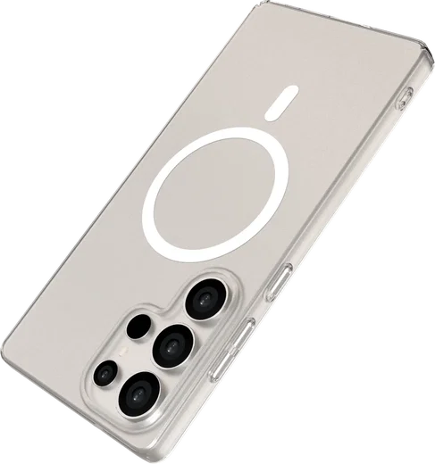 NEKIT Bare Samsung Galaxy S25 Ultra Hoesje 1.2MM Thin Case MagSafe Transparant afbeelding 13