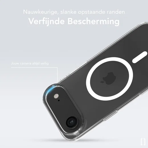 NEKIT Bare Apple iPhone Air Hoesje 1.2MM Thin Case MagSafe Transparant afbeelding 4