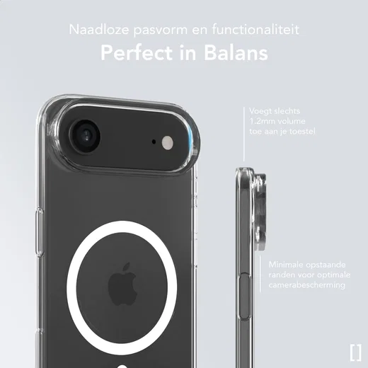NEKIT Bare Apple iPhone Air Hoesje 1.2MM Thin Case MagSafe Transparant afbeelding 5