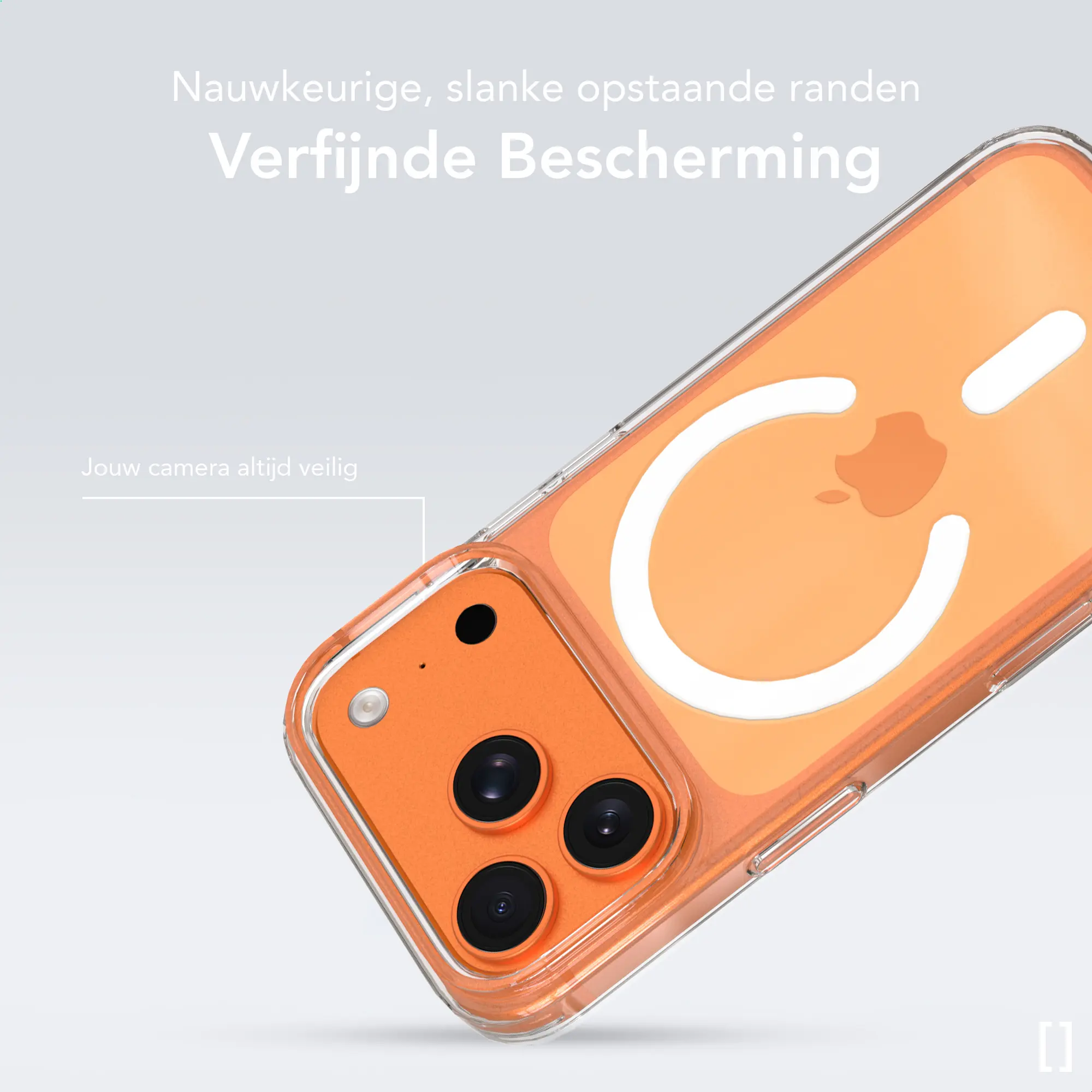 NEKIT Bare Apple iPhone 17 Pro Hoesje 1.2MM Thin Case MagSafe Transparant afbeelding 5