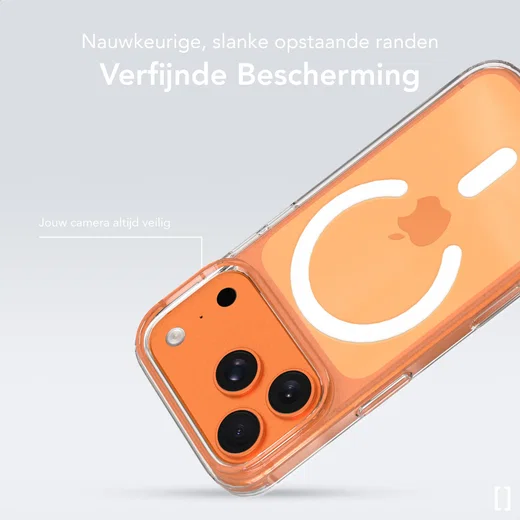NEKIT Bare Apple iPhone 17 Pro Hoesje 1.2MM Thin Case MagSafe Transparant afbeelding 5