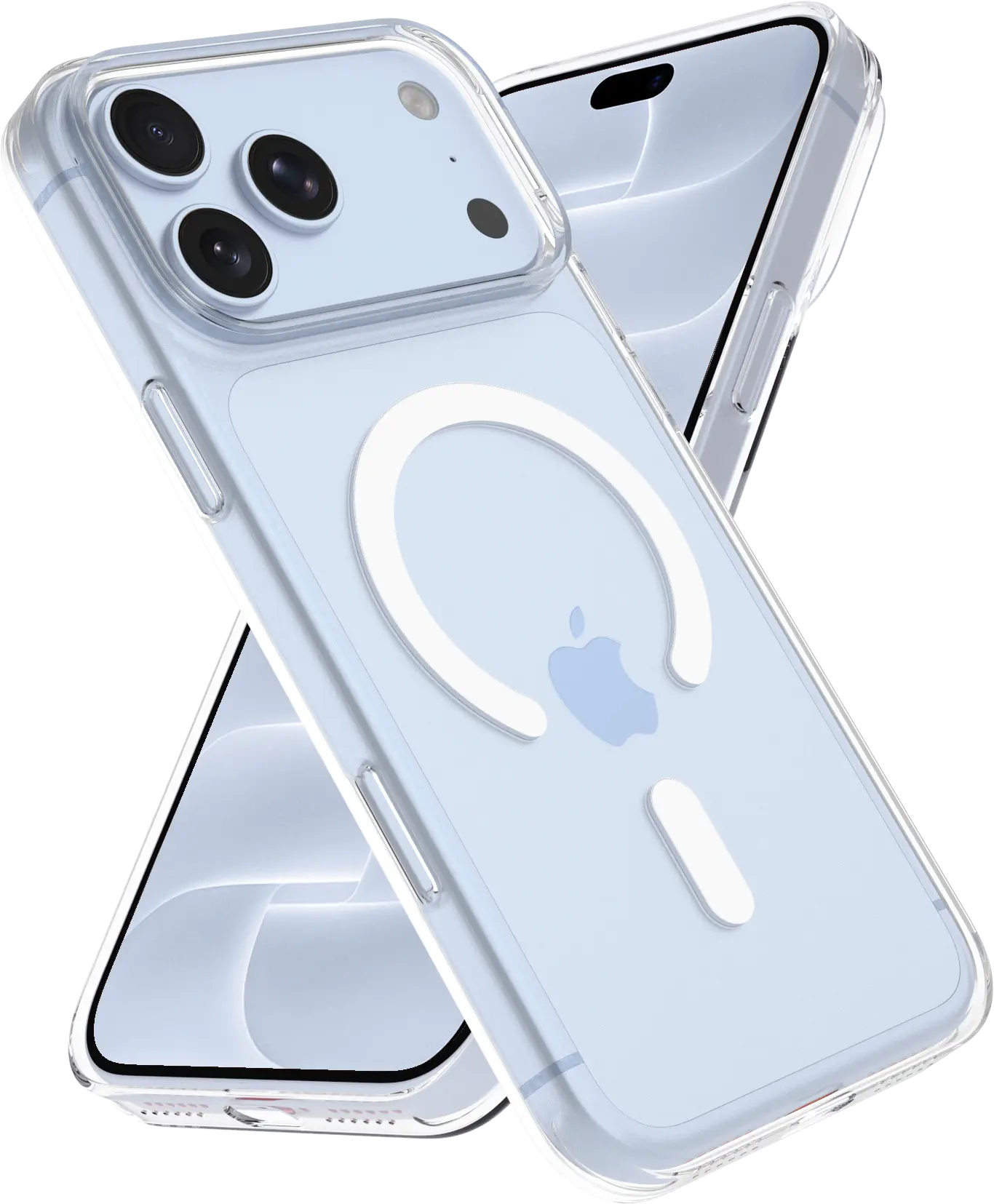 NEKIT Bare iPhone 18 Pro / 17 Pro Hoesje 1.2MM Thin Case MagSafe Transparant afbeelding 12