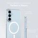 NEKIT Bare Samsung Galaxy S26 Hoesje 1.2MM Thin Case MagSafe Transparant afbeelding 4