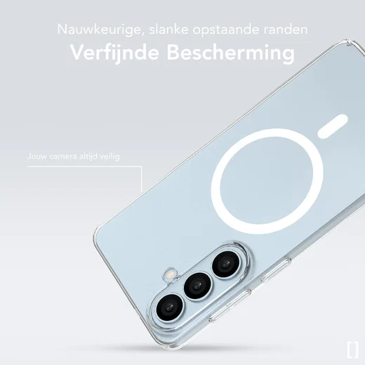 NEKIT Bare Samsung Galaxy S26 Plus Hoesje 1.2MM Thin Case MagSafe Transparant afbeelding 5