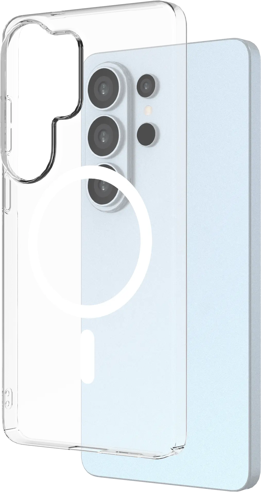 NEKIT Bare Samsung Galaxy S26 Ultra Hoesje 1.2MM Thin Case MagSafe Transparant afbeelding 9