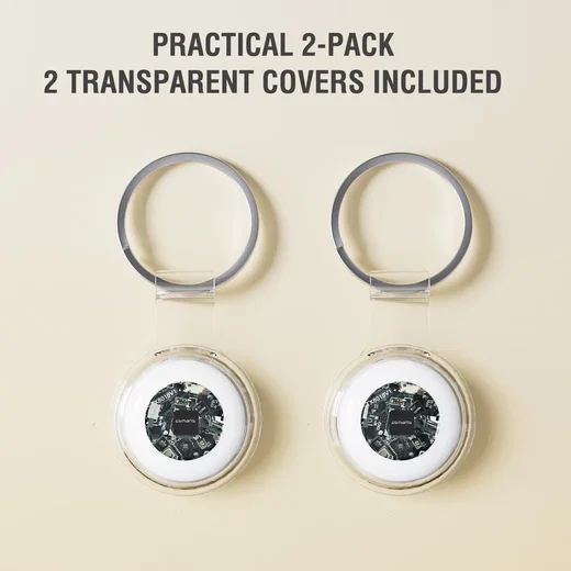4smarts SkyTag Slim Bluetooth Tracker 2-Pack Wit Transparant afbeelding 8