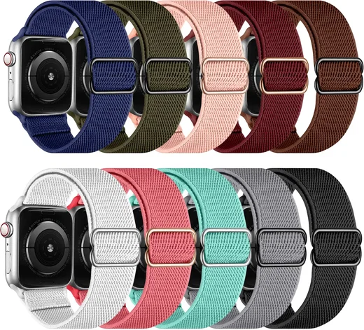 SBG Nylon - Apple Watch Bandje 44/49mm - 10 pack groot afbeelding 1