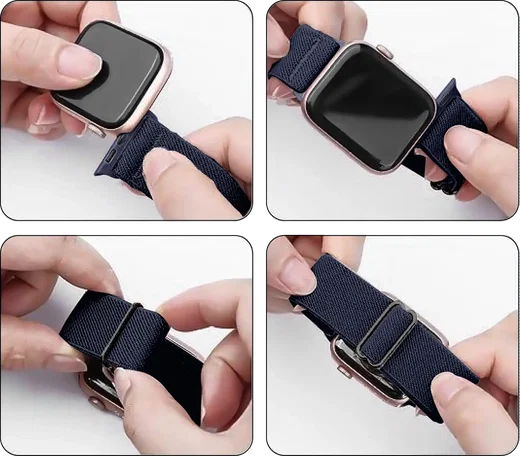SBG Nylon - Apple Watch Bandje 44/49mm - 10 pack groot afbeelding 14