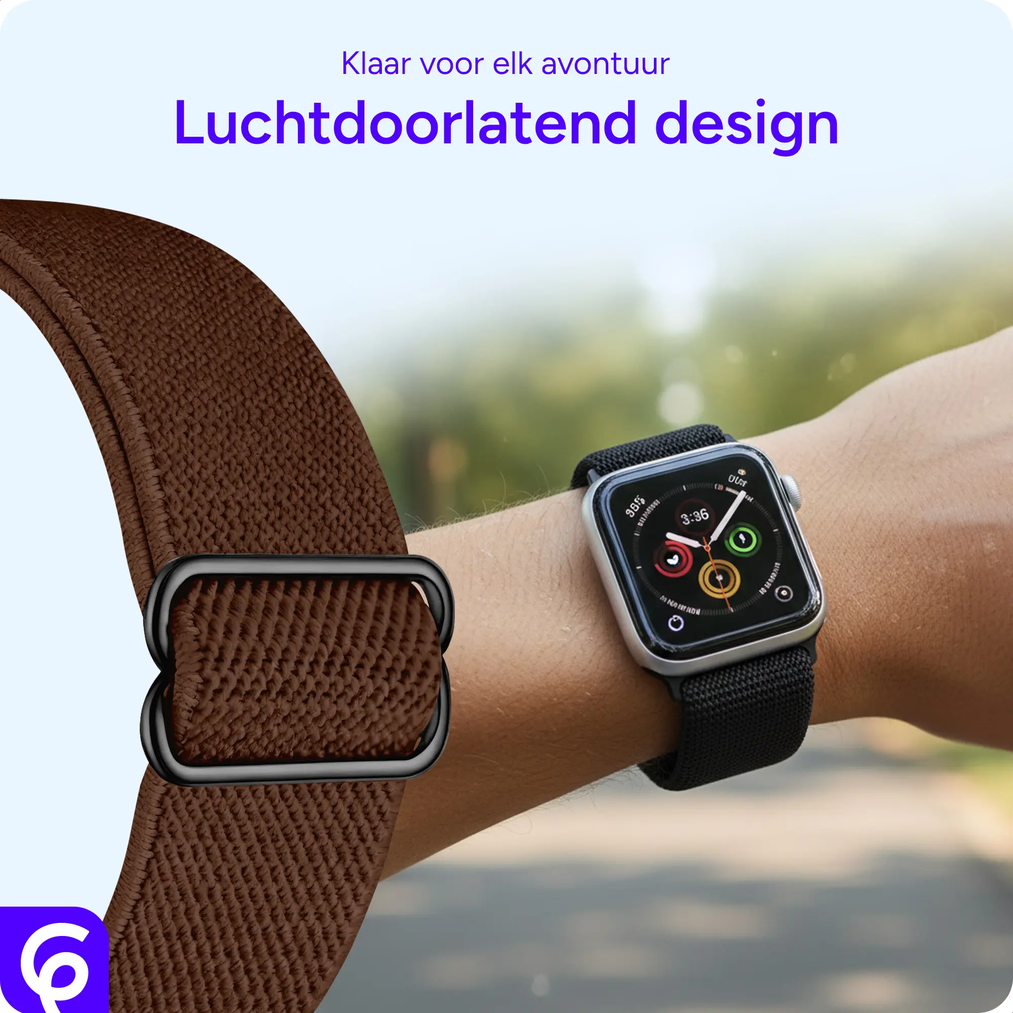 SBG Nylon - Apple Watch Bandje 38/44mm - 10 pack klein afbeelding 3