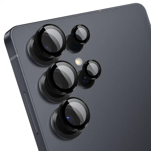 Mobiparts Samsung Galaxy S26 Ultra Camera Lens Protector Zwart afbeelding 4