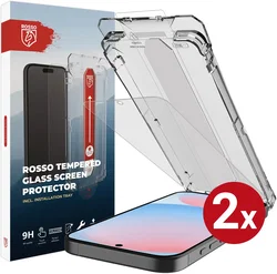 Rosso Samsung Galaxy A57 Tempered Glass Installatietray Dust Removal (2-Pack) afbeelding