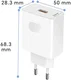 Originele Honor 66W USB-A Oplader GaN Snellader SuperCharge Wit afbeelding 5