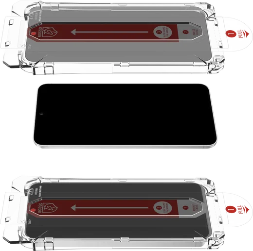 Rosso Samsung Galaxy A37 Privacy Glass met Installatietray Dust Removal (2-Pack) afbeelding 14
