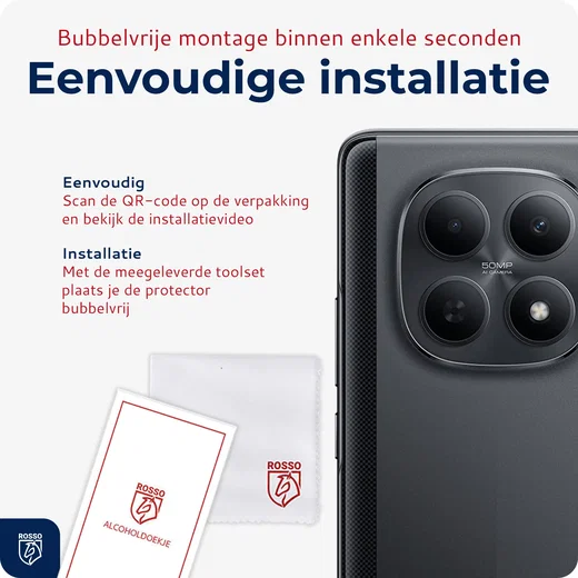 Rosso Xiaomi Poco M8 Camera Lens Protector Transparant afbeelding 2