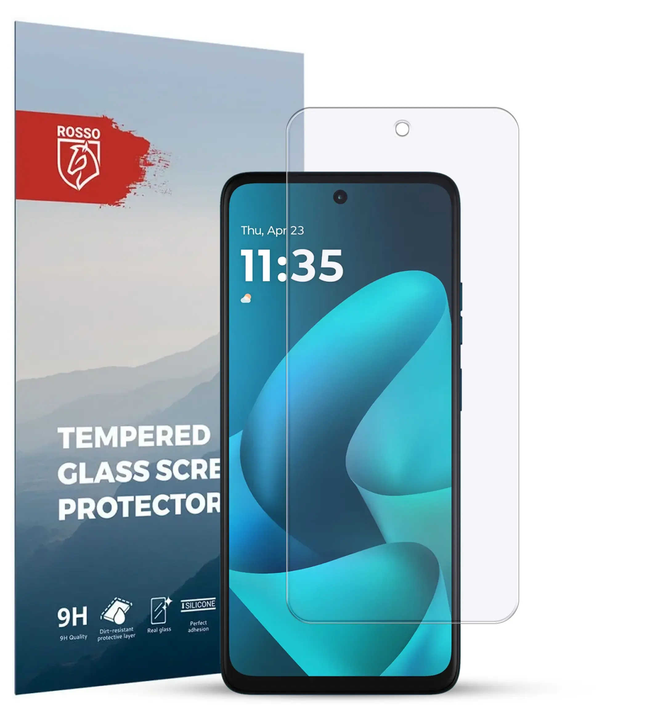 Rosso Motorola Moto G57 Power 9H Tempered Glass Screen Protector afbeelding 1