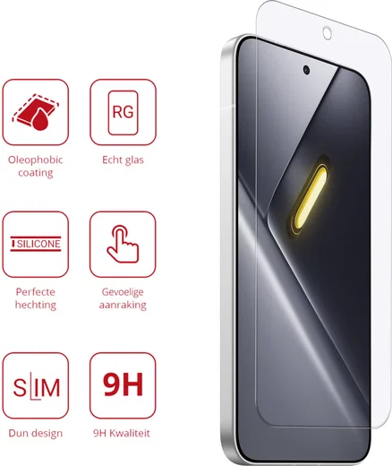 Rosso Xiaomi Poco X8 Pro 9H Tempered Glass Screen Protector afbeelding 2