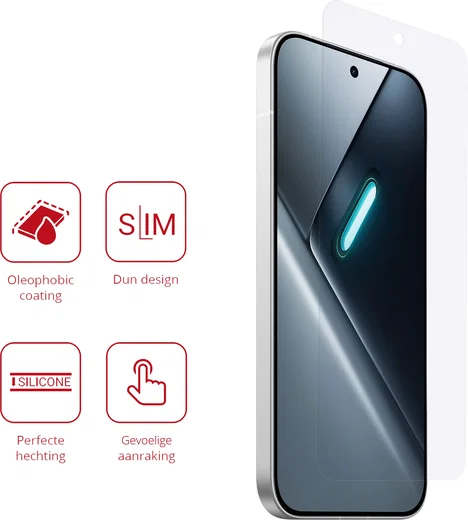 Rosso Xiaomi Poco X8 Pro Screen Protector Case Friendly Folie Duo Pack afbeelding 2