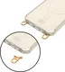 AVY Apple iPhone 14 / 13 Hoesje MagSafe met Koord Haakjes Beige afbeelding 15