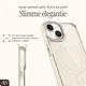 AVY Apple iPhone 14 / 13 Hoesje MagSafe met Koord Haakjes Beige afbeelding 7