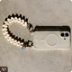 AVY Apple iPhone 14 Pro Hoesje MagSafe met Koord Haakjes Beige afbeelding 3