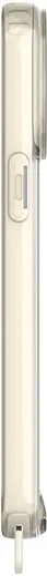 AVY Apple iPhone 14 Pro Max Hoesje MagSafe met Koord Haakjes Beige afbeelding 13