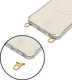 AVY Apple iPhone 14 Pro Max Hoesje MagSafe met Koord Haakjes Beige afbeelding 15