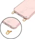 AVY Apple iPhone 15 Pro Hoesje MagSafe met Koord Haakjes Roze afbeelding 15