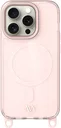 AVY Apple iPhone 15 Pro Hoesje MagSafe met Koord Haakjes Roze