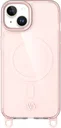 AVY Apple iPhone 14 / 13 Hoesje MagSafe met Koord Haakjes Roze