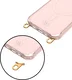 AVY Apple iPhone 14 / 13 Hoesje MagSafe met Koord Haakjes Roze afbeelding 14