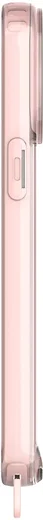 AVY Apple iPhone 14 Pro Max Hoesje MagSafe met Koord Haakjes Roze afbeelding 13