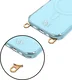 AVY Apple iPhone 16 Hoesje MagSafe met Koord Haakjes Blauw afbeelding 15