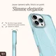 AVY Apple iPhone 16 Pro Hoesje MagSafe met Koord Haakjes Blauw afbeelding 7