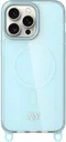 AVY Apple iPhone 15 Pro Max Hoesje MagSafe met Koord Haakjes Blauw