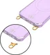 AVY Apple iPhone 14 Pro Hoesje MagSafe met Koord Haakjes Paars afbeelding 15